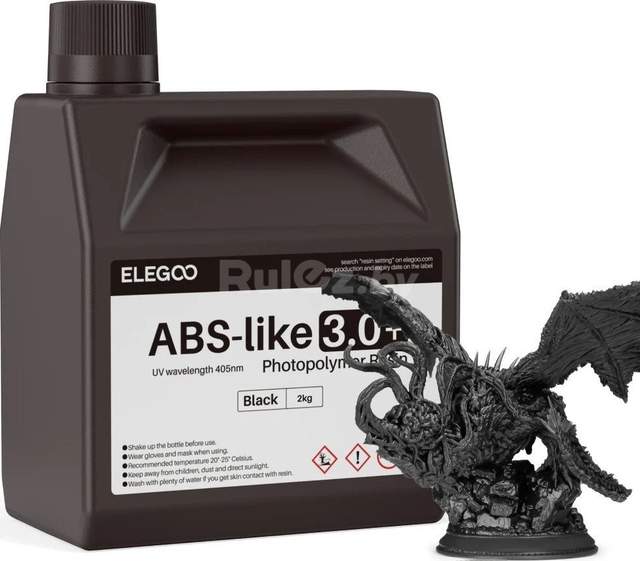Фотополимер Elegoo ABSlike V3.0+ 2кг (черный)