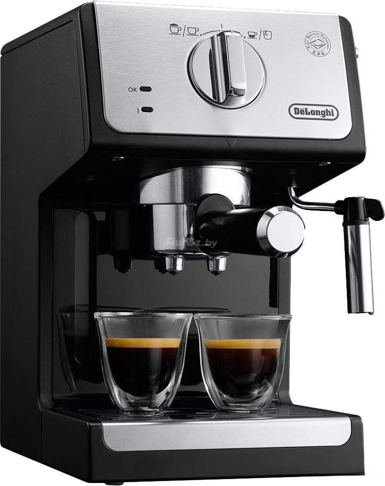 Рожковая помповая кофеварка DeLonghi Active Line ECP 33.21.BK