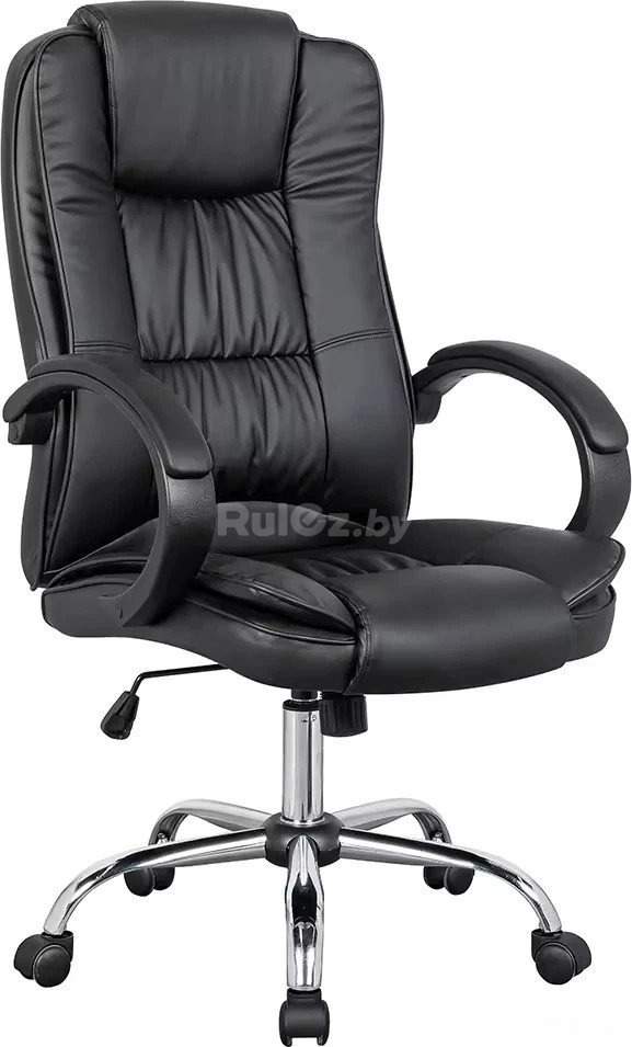 Кресло SitUp Rapid chrome (экокожа Black/Black)