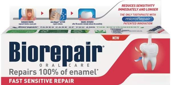 Зубная паста Biorepair Fast Sensitive Repair 75 мл
