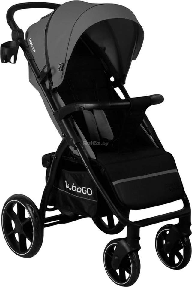 Коляска прогулочная «книга» Bubago Model Cross City BG 155-5 (темно-серый)