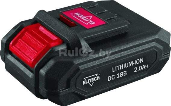 Аккумулятор ELITECH 1820.127100 (18В/2 Ач)