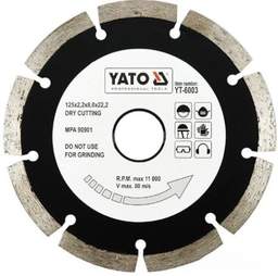Отрезной диск алмазный Yato YT-6003