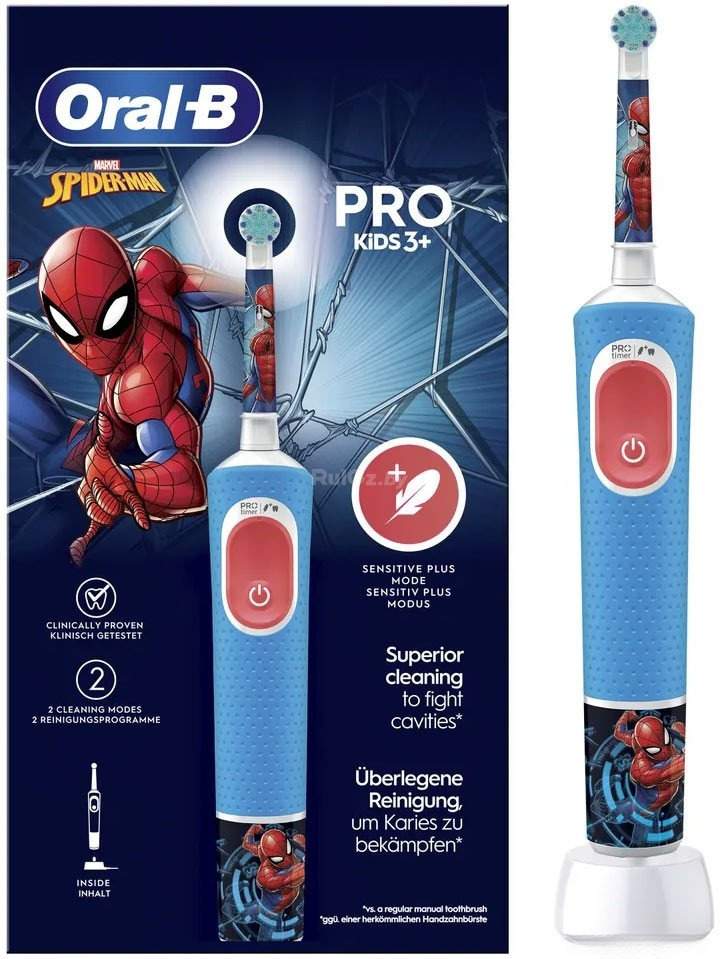 Электрическая зубная щетка Oral-B Vitality Pro 103 Kids Spiderman D103.413.2K Oral-B Vitality Pro Kids Spiderman D103.413.2K