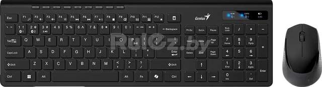 Офисный набор Genius SlimStar 8230 (черный)