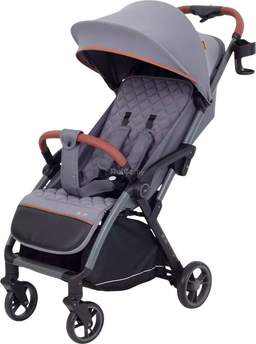 Коляска прогулочная «книга» MOWbaby Атом MB200 (Grey)