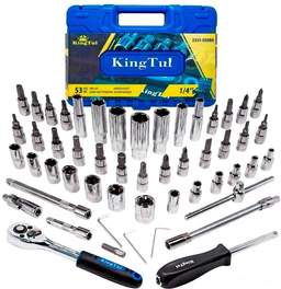Универсальный набор инструментов KingTul KT-2531-5 Euro (53 предмета)