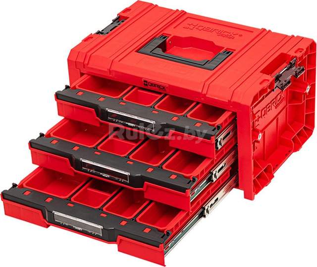 Ящик для инструментов Qbrick System PRO Drawer 3 Toolbox Expert RED Ultra HD
