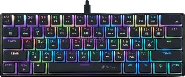 Клавиатура Oklick K763W (черный)