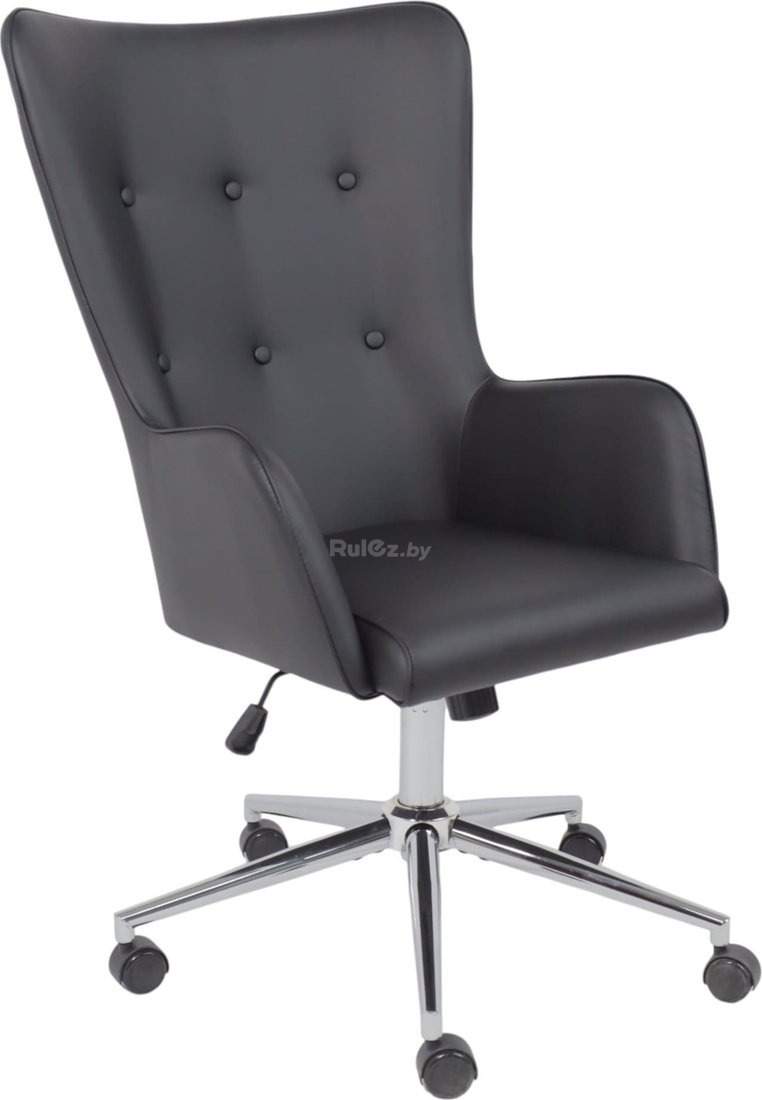 Офисное кресло AksHome Bella XL chrome (Pegasso черный)