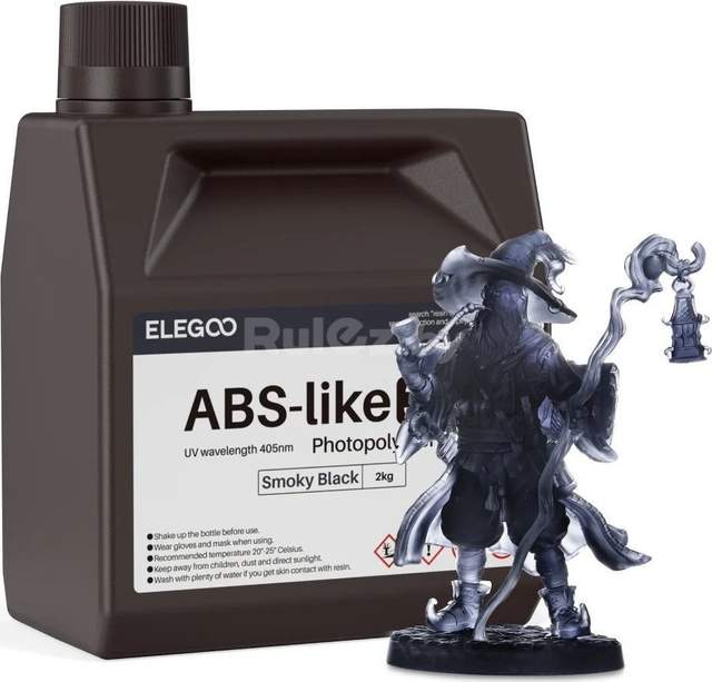 Фотополимер Elegoo ABSlike V3.0 2кг (черный дым)