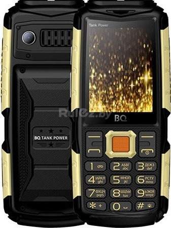 Мобильный телефон BQ-Mobile BQ-2430 Tank Power (черный/золотистый)