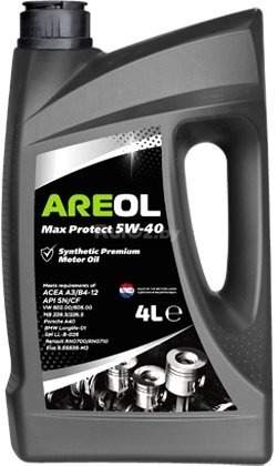 Моторное масло Areol Max Protect 5W-40 4л
