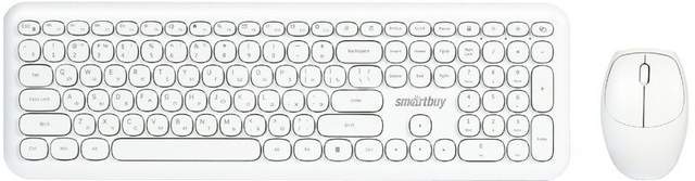 Клавиатура + мышь SmartBuy SBC-666395AG-W