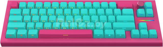 Клавиатура IO by Red Square Type 68 Pro g3ms Aquamarine (бирюзовый/розовый)