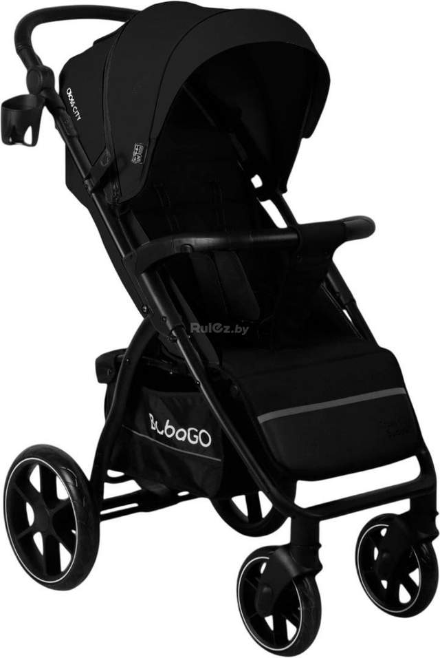Коляска прогулочная «книга» Bubago Model Cross City BG 155-6 (черный)