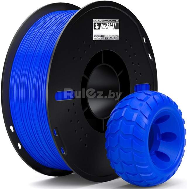 Филамент Elegoo TPU (1.75 мм, 1 кг, синий)