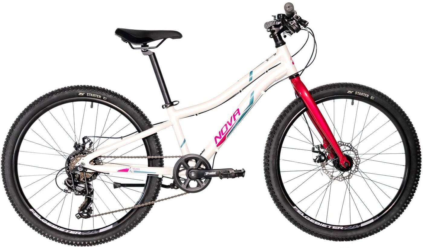 Велосипед Novatrack Novara 6.D 2025 24AHD.NOVARA.10WT5 (белый)