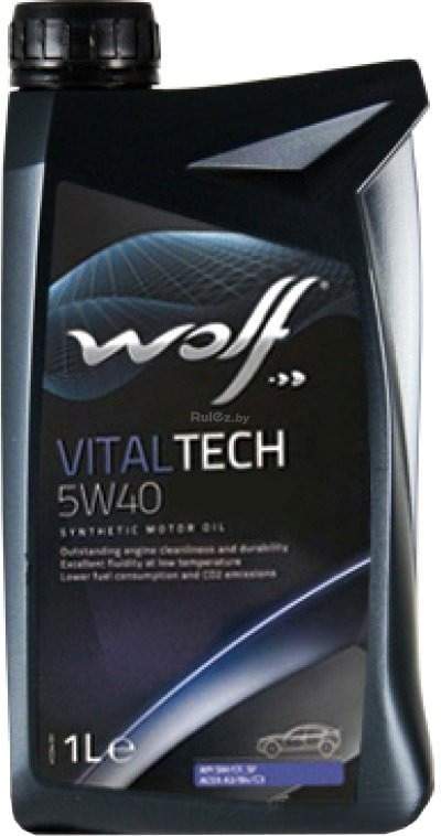 Моторное масло Wolf VitalTech 5W-40 B4 Diesel 1л