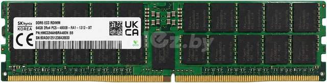 Оперативная память Hynix 64ГБ DDR5 6400 МГц HMCG94AHBRA480N
