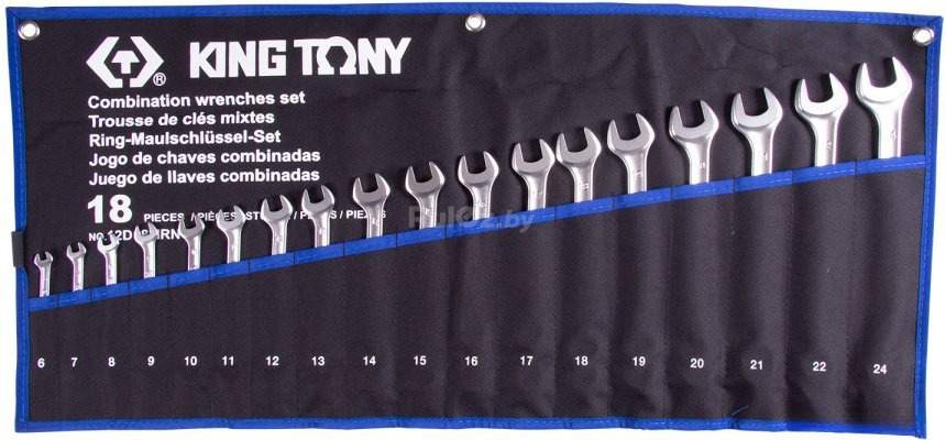 Набор ключей King Tony 12D18MRN (18 предметов)