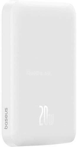 Внешний аккумулятор Baseus Magnetic Mini Wireless Fast Charge Power Bank 20W 5000mAh (белый)