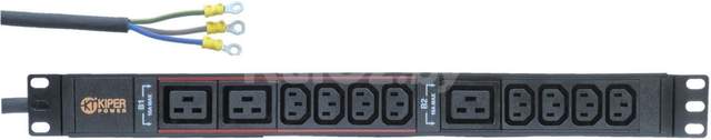 Блок розеток Kiper SHE19-8C13-3С19-32-2