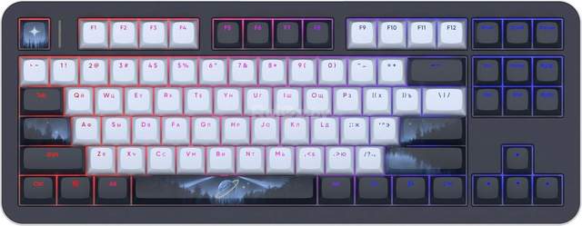 Клавиатура Red Square Alumix TKL Classic Serenity (черный, g3ms Aquamarine)