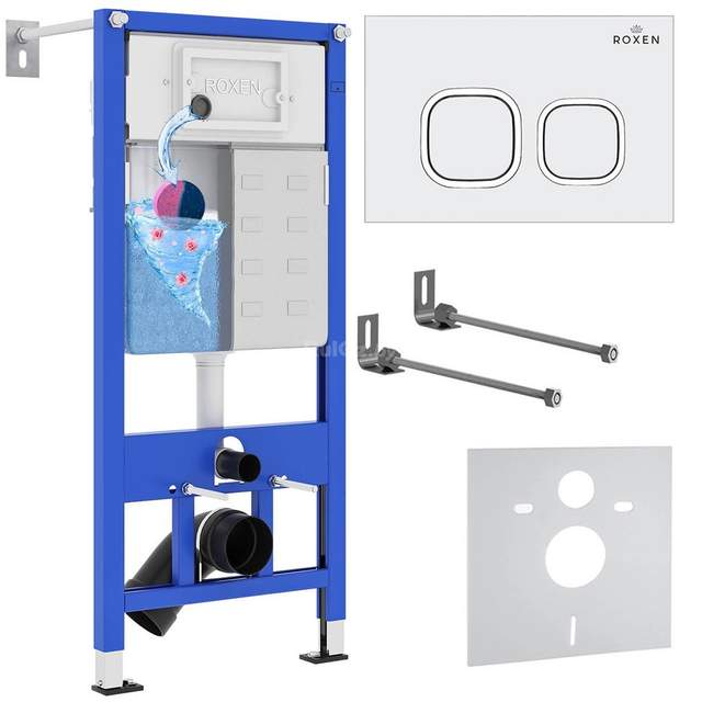 Инсталляция для унитаза Roxen StounFix Slim 826157 Roxen StounFix Dual Fresh 826157
