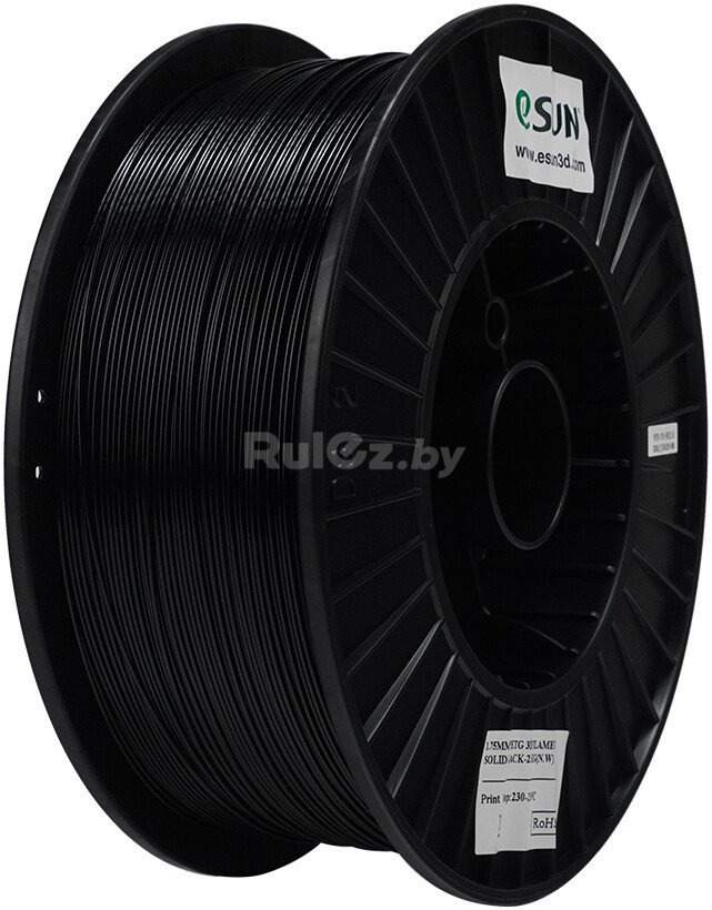 Филамент eSUN PETG PETG175B2.5B1 (1.75 мм, 2.5 кг, черный)