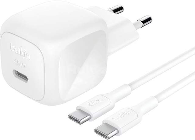 Сетевое зарядное Belkin WCA013KQ1MWH-B6 USB Type-С (белый)
