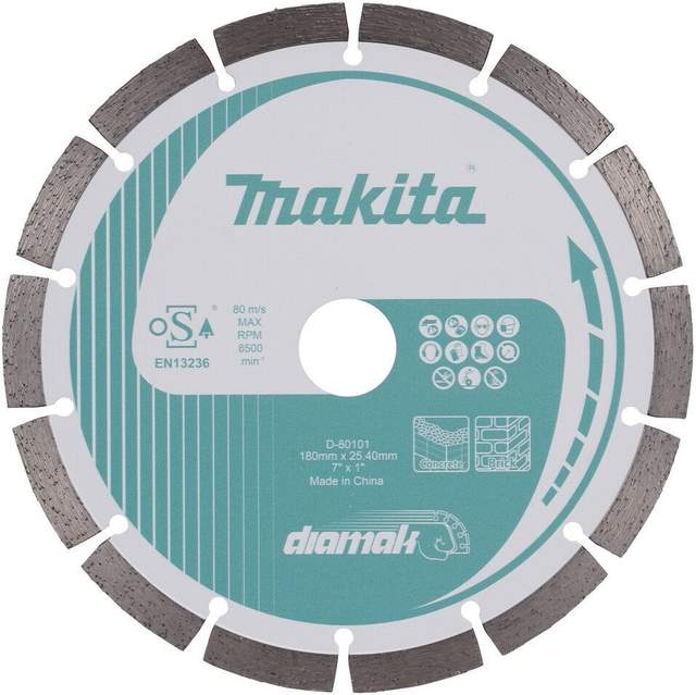 Отрезной диск алмазный Makita D-80101