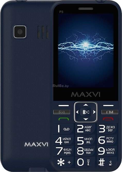Мобильный телефон Maxvi P3 (синий)