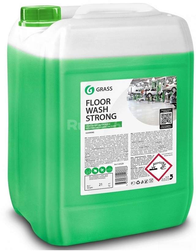 Средство для напольных покрытий Grass Floor Wash Strong 21 кг