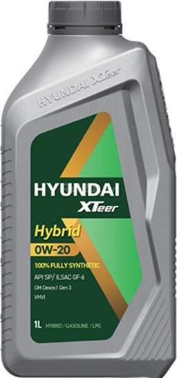 Моторное масло Hyundai Xteer Hybrid 0W-20 1л