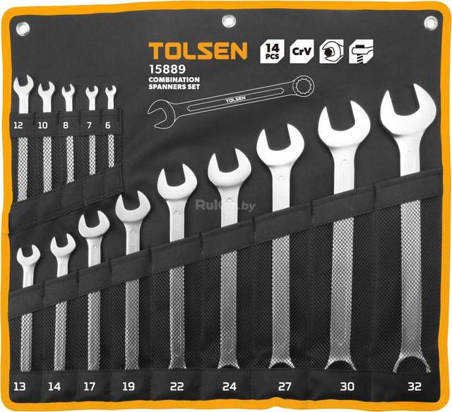 Набор ключей Tolsen TT15889 (14 предметов)
