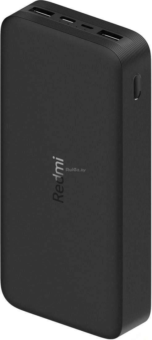 Портативное зарядное устройство Xiaomi Redmi Power Bank 20000mAh (черный) Xiaomi Redmi Power Bank 20000mAh (черный, международная версия)