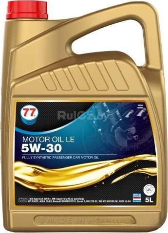 Моторное масло 77 Lubricants LE 5W-30 5л