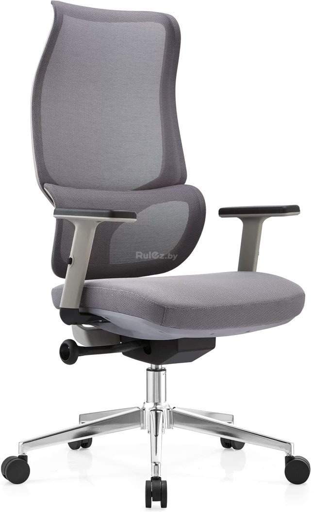 Офисное кресло SitUp Sakura Grey Chrome (сетка Grey/Grey)