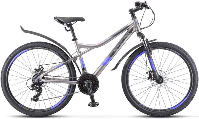Велосипед Stels Navigator 610 MD 26 V050 р.16 (антрацитовый/синий, разобранный)