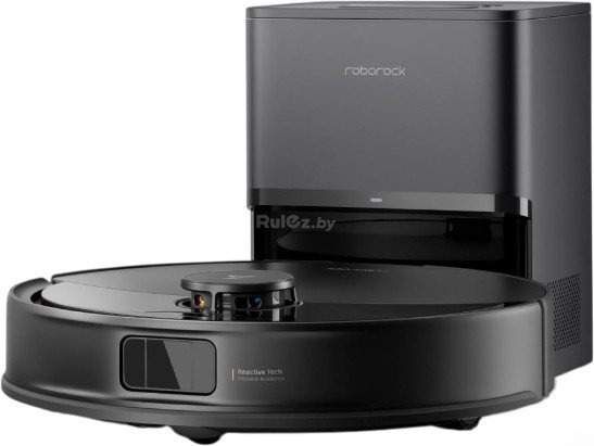 Робот-пылесос Roborock Q8 Max Pro+ Q8MPP52-02 (с русской озвучкой, черный)