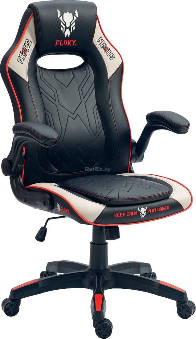 Игровое (геймерское) кресло FLOKY Nexus Black-Grey V1