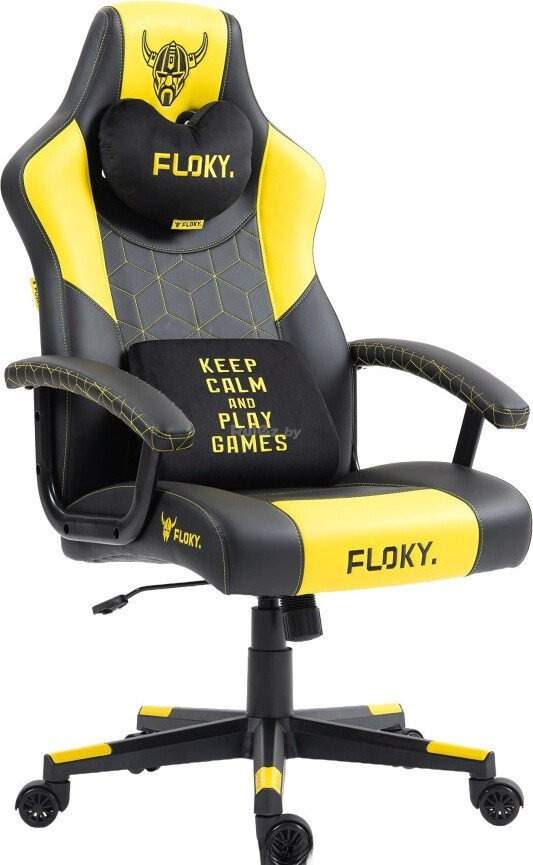 Игровое (геймерское) кресло FLOKY Huginn Yellow (желтый)