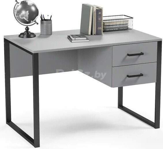 Стол Soma Slava 110x66 (серый/черный