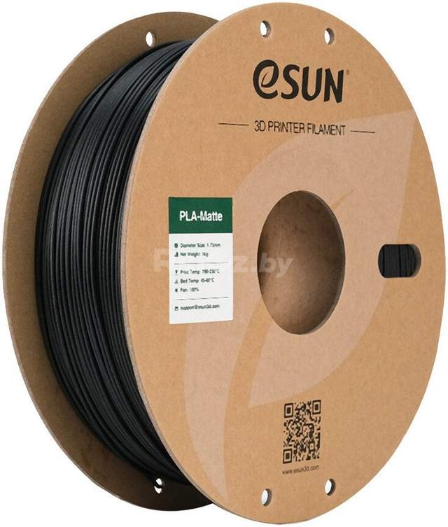 Филамент eSUN PLA-Matte PLA-MT175B5B1 (1.75 мм, 5 кг, черный)