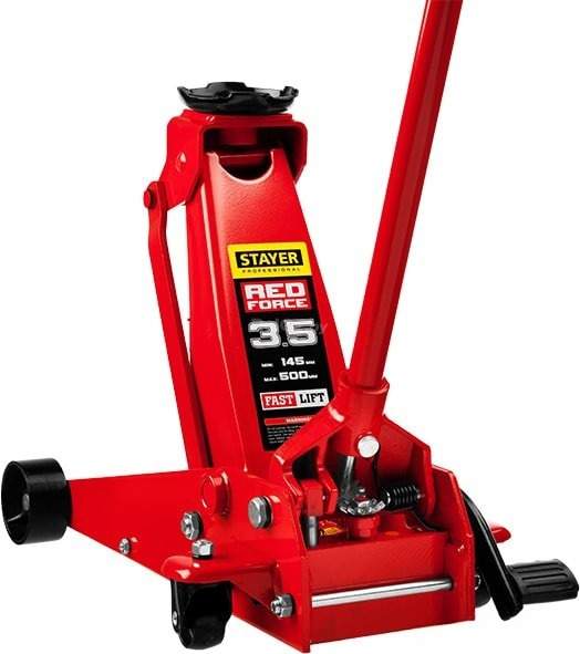 Подкатной домкрат Stayer Red Force 43155-3.5 3.5т