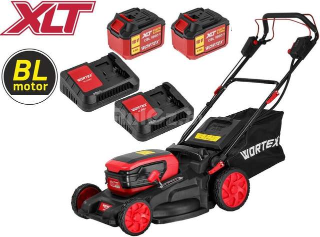 Газонокосилка Wortex CLM 4536-4 XLT Set 2334161K1 (с 2-мя АКБ)
