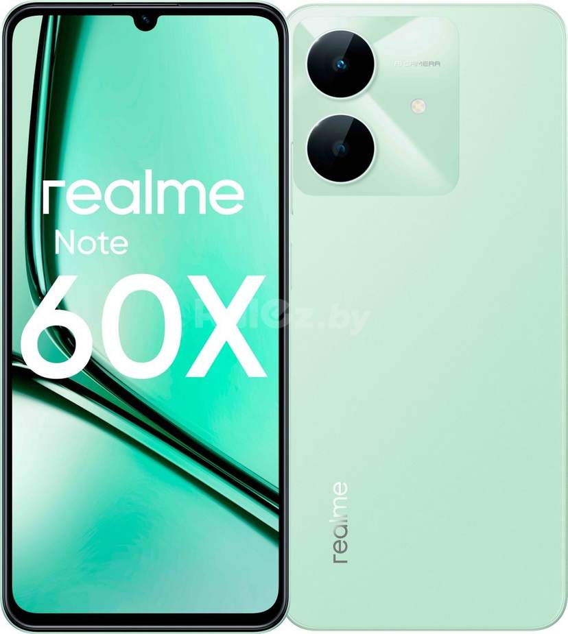 Смартфон Realme Note 60x 3GB/64GB (зеленый) Realme Note 60x RMX3938 3GB/64GB (зеленый)