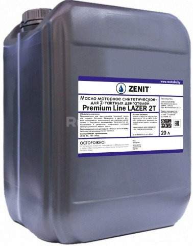 Моторное масло Zenit Premium Line LAZER 2T 20л