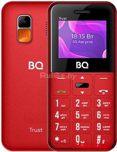 Кнопочный телефон BQ BQ-1866 Trust (красный)